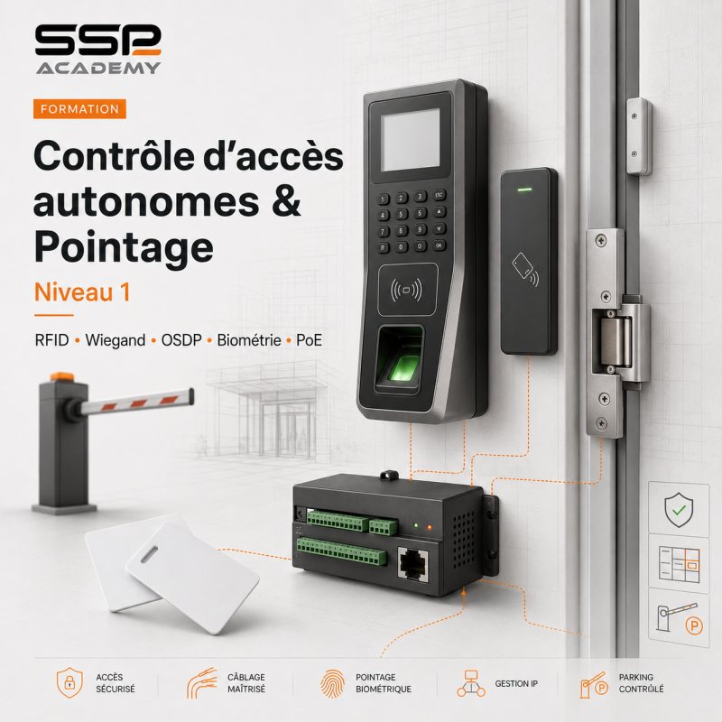 Contrôle d'accès autonomes & Pointage – Niveau 1