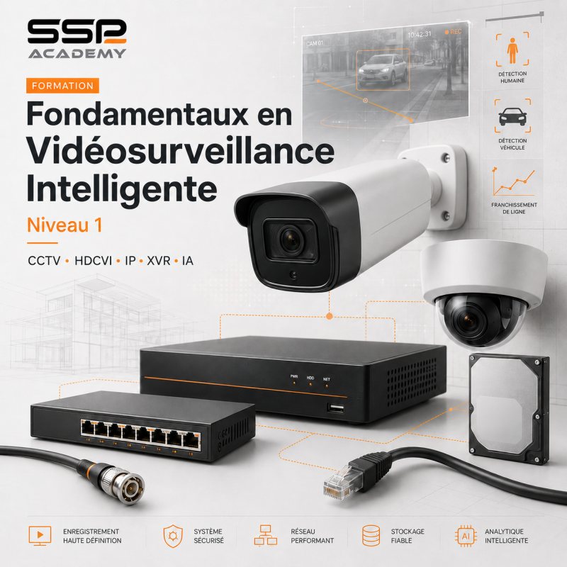 Vidéosurveillance Niveau 1 – Fondamentaux