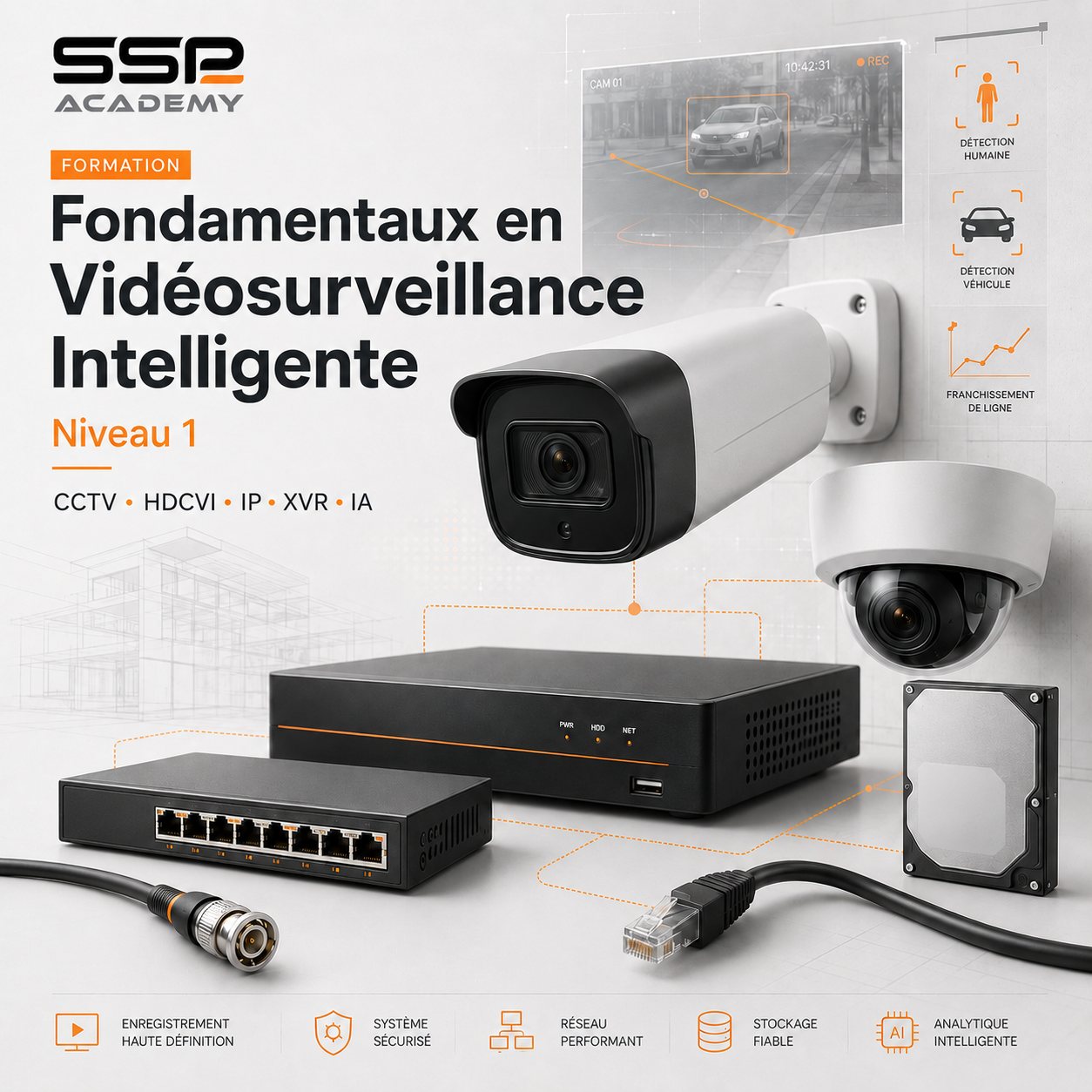 Vidéosurveillance Niveau 1 – Fondamentaux